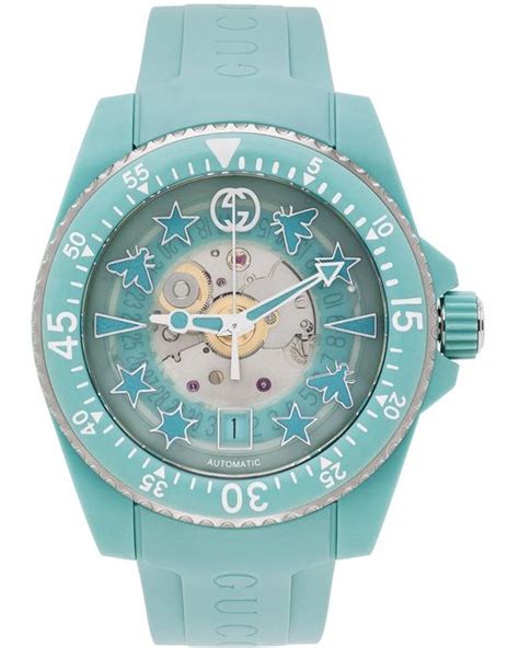 gucci dive watch rubber blue|Gucci dive watch snake.